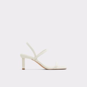 Blokové Podpatky Aldo Lokurr Sling Back Podpatku Sandal Bílé | 079HTMYDU