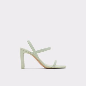 Blokové Podpatky Aldo Okurr Páskové High Sandal - Světle Zelene | 053FSPIHA