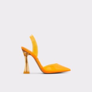 Blokové Podpatky Aldo Solanti Sling Back High Světle Oranžové | 593CVIFOY