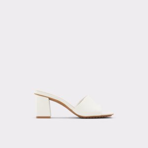 Blokové Podpatky Aldo Velalith High Sandal - Bílé | 835UYAKIN