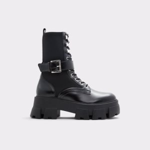 Bojové boty Aldo Grandleap - Lug Sole Černé | 439BYNUEK