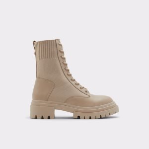 Bojové boty Aldo Reflow - Lug Sole Světle Béžový | 648WFYJLK