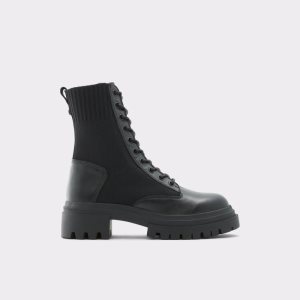 Bojové boty Aldo Reflow - Lug Sole Černé | 814EFKJBT