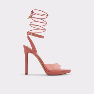 Boty Na Platformy Aldo Docilla Páskové Podpatku Sandal - Stiletto Růžové | 765FUCAVK