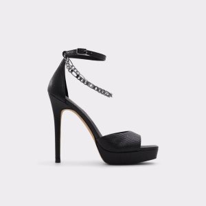 Boty Na Platformy Aldo Prisilla Podpatku Sandal - Stiletto Černé | 719EFDIVW
