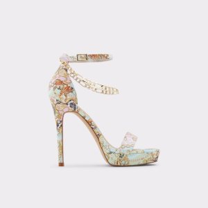 Boty Na Platformy Aldo Scarlettchain Podpatku Sandal - Stiletto Viacfarebný | 482ADLONZ