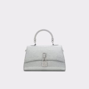 Clutch Taška Aldo Blinggyx Top Handle Stříbrné | 603CRWZOQ