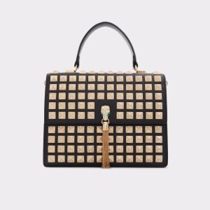 Clutch Taška Aldo Grandsnake Top Handle Černé | 910ADPQHU