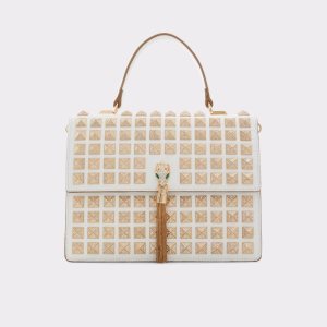 Clutch Taška Aldo Grandsnake Top Handle Bílé | 973GBZFID