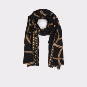 Klobouky Aldo Enobadanten Scarf Černé Zlaté Viacfarebný | 056RJQFZK