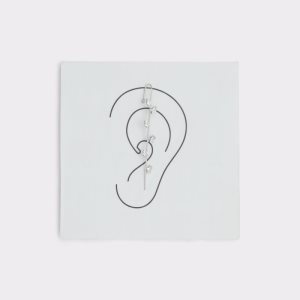 Naušnice Aldo Folia Cuff Stříbrné Viacfarebný | 345FPETCH
