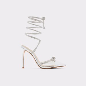 Podpatky Aldo Halalia High - Stiletto Stříbrné | 806ULCAMB