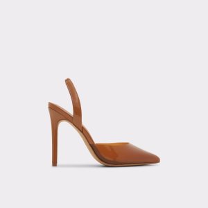 Podpatky Aldo Marie Sling Back High - Stiletto Tmavě Béžový | 364ZSWXRQ