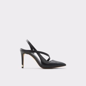 Podpatky Aldo Noideaa Sling Back High - Stiletto Černé | 469ENSXBI