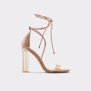 Podpatky Aldo Onardonia Páskové Podpatku Sandal Béžový | 584MPLHVB