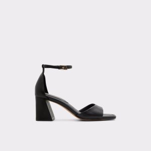 Podpatky Aldo Safdie Páskové Podpatku Sandal Černé | 453HXNDJK