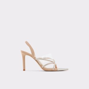 Sandály Aldo Aabelle Páskové High Sandal - Stiletto Béžový | 291HYFLQP