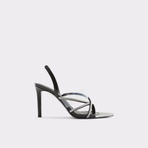 Sandály Aldo Aabelle Páskové High Sandal - Stiletto Černé | 827WXOJGD