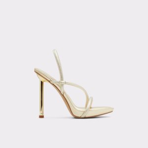 Sandály Aldo Dorah Sling Back Podpatku Sandal Zlaté | 360IWNYGT