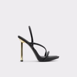 Sandály Aldo Dorah Sling Back Podpatku Sandal Černé | 890SOCILK