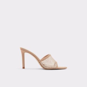 Sandály Aldo Fluri High Sandal - Stiletto Béžový | 315EQTICX