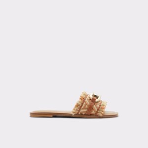 Sandály Aldo Fringie Pantofle Sandal Hnědé | 531QOXLDV