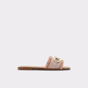 Sandály Aldo Fringie Pantofle Sandal Světle Růžové | 529BIDMUC