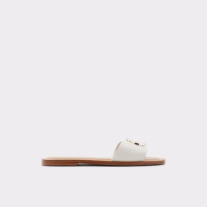 Sandály Aldo Glaeswen Pantofle Sandal Bílé | 943LIVJWM