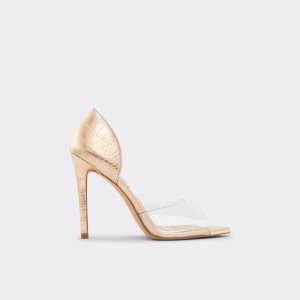 Sandály Aldo Gwendassi High Sandal - Stiletto Růžové Zlaté | 549OCUDTR