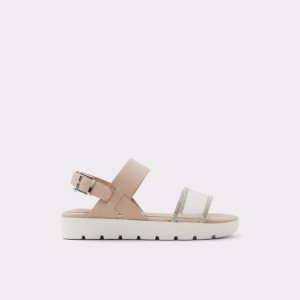 Sandály Aldo Hailey Byty Sandal - Lug Sole Světle Růžové | 561NKCQRU