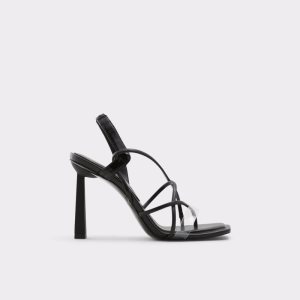 Sandály Aldo Juliet Tanga Sandal Černé | 153QKRCXZ