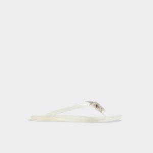 Sandály Aldo Kahala Byty Sandal Bílé | 739NGTPUW