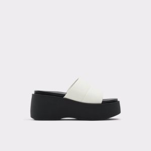 Sandály Aldo Libby Klínku Sandal - Klínku Bílé | 420JDBINQ
