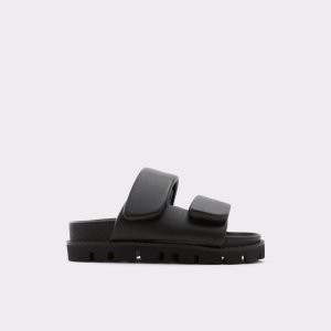 Sandály Aldo Lilo Pantofle Sandal - Flatform Černé | 752EOPVWX