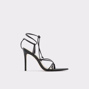 Sandály Aldo Lona Páskové Podpatku Sandal - Stiletto Černé | 563ENZWKF