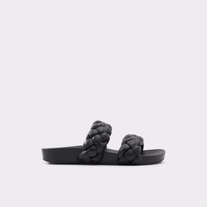 Sandály Aldo Oaka Pantofle Sandal Černé | 862IYQKWT