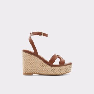 Sandály Aldo Onan Klínku Sandal - Klínku Hnědé | 548XTUCVY