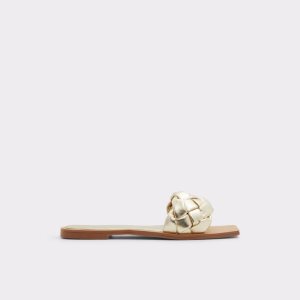 Sandály Aldo Poets Pantofle Sandal Zlaté | 048CEAOPZ