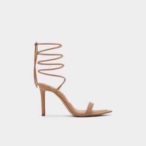 Sandály Aldo Yberrar Páskové Podpatku Sandal - Stiletto Béžový | 709FOTQRX
