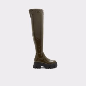 Vysoké Kozačky Aldo Grandmode Over-the-knee - Lug Sole Hnědožlutý | 496XETZYI