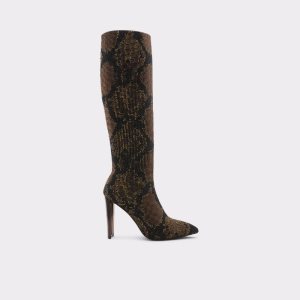 Vysoké Kozačky Aldo Gwenith Knee-high - Hnědé | 832VJAQPD